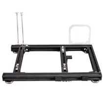 Quadro aberto dissipação de calor liga de alumínio computador pc caso chassis para itx atx M-ATX com ferramenta auxiliar e parafuso