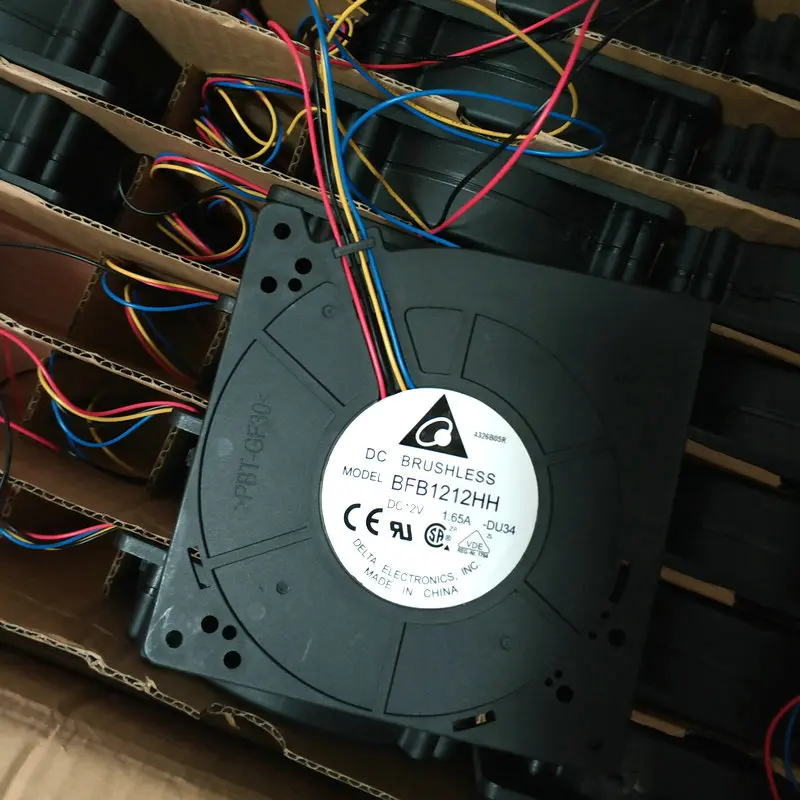 Для Delta BFB1212HH 120x120x32 мм DC12v 1.65a Вентилятор охлаждения компьютера 4 линии hzdo