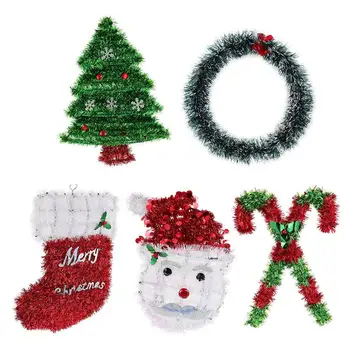 

5Pcs Christmas Ornaments Beautiful Garlands Creative Decorations for Decoration