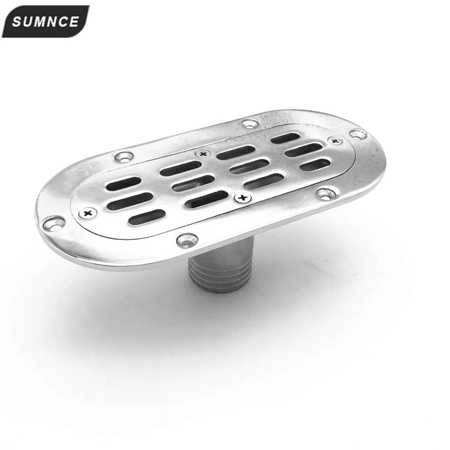Marine Stainless Steel Deck Drain For Boat Yacht Floor Deck Drainage