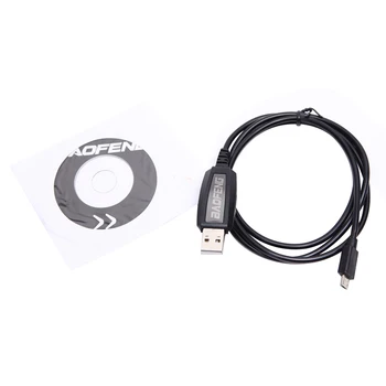 

Durable Radio Wire Professional Accessory USB Programming Cable With CD Line Walkie Talkie Portable For Baofeng BF-T1 9100