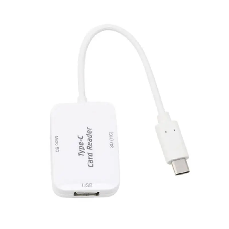 OTG USB 3,1 type C к USB 2,0 концентратор Micro-SD TF карта адаптер комбо-разветвитель