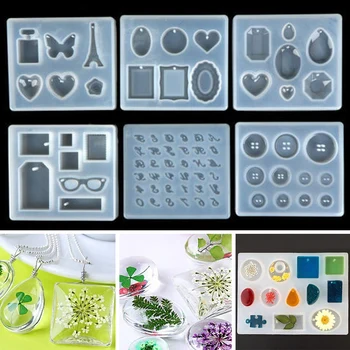 

Silicone Mold Resin Jewelry Making Mould Epoxy Pendant DIY Craft Jewelry Tool Equipments 80*90mm
