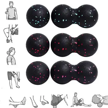 

2 Pcs Fitness Massage Ball Set Double Lacrosse Mobility Ball for Myofascial Physical Therapy Deep Tissue Massage Relaxation