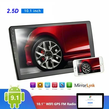 

Android 9.1 Car Multimedia Player 2 Din 10.1'' Car Radio Stereo GPS Navigation Wifi Bluetooth USB Autoradio MP5 Audio Player