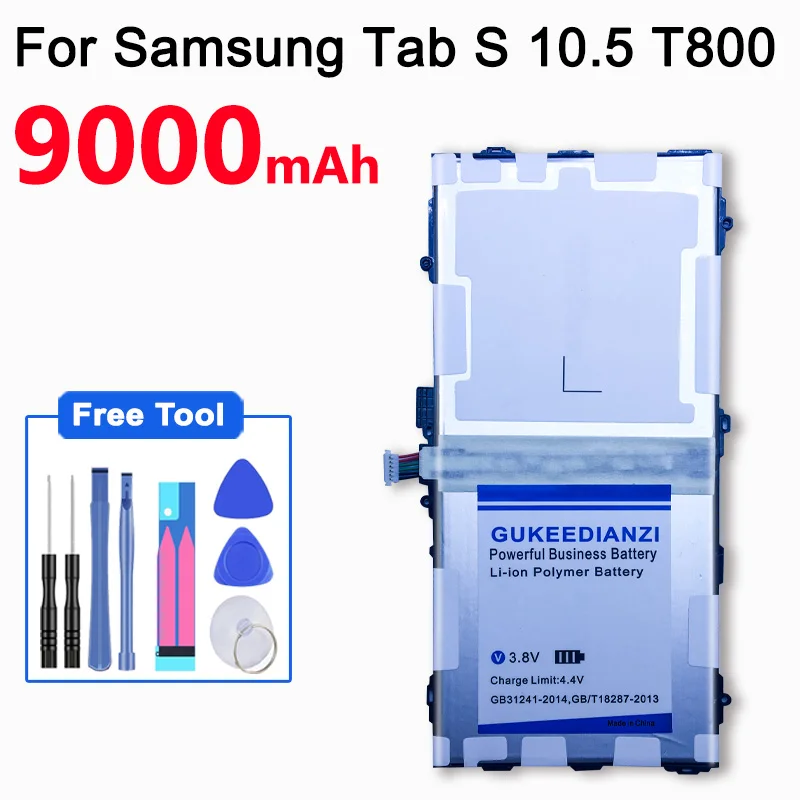 Gukeedianzi Eb Bt800fbe 9000mah Tablets Battery For Samsung Galaxy