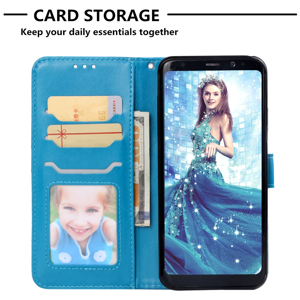 Чехол для samsung Galaxy S9 Plus с карманом для карт для Galaxy M10 Galaxy S8 S9 S10