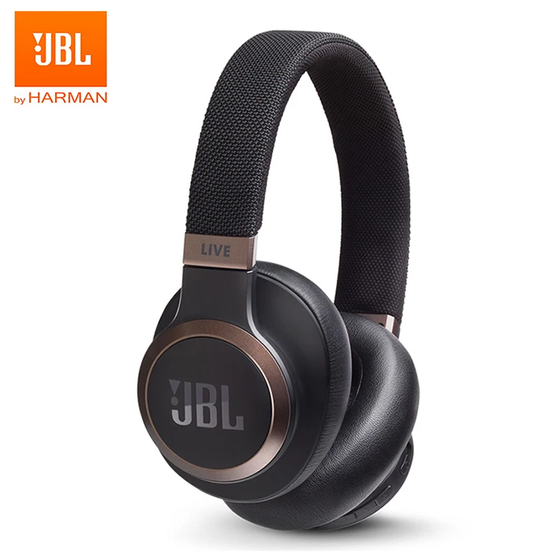 Original JBL LIVE 650BTNC Wireless Bluetooth Headphones Noise Cancelling AI Smart Voice Assistant Earphone Gaming Sports Headset