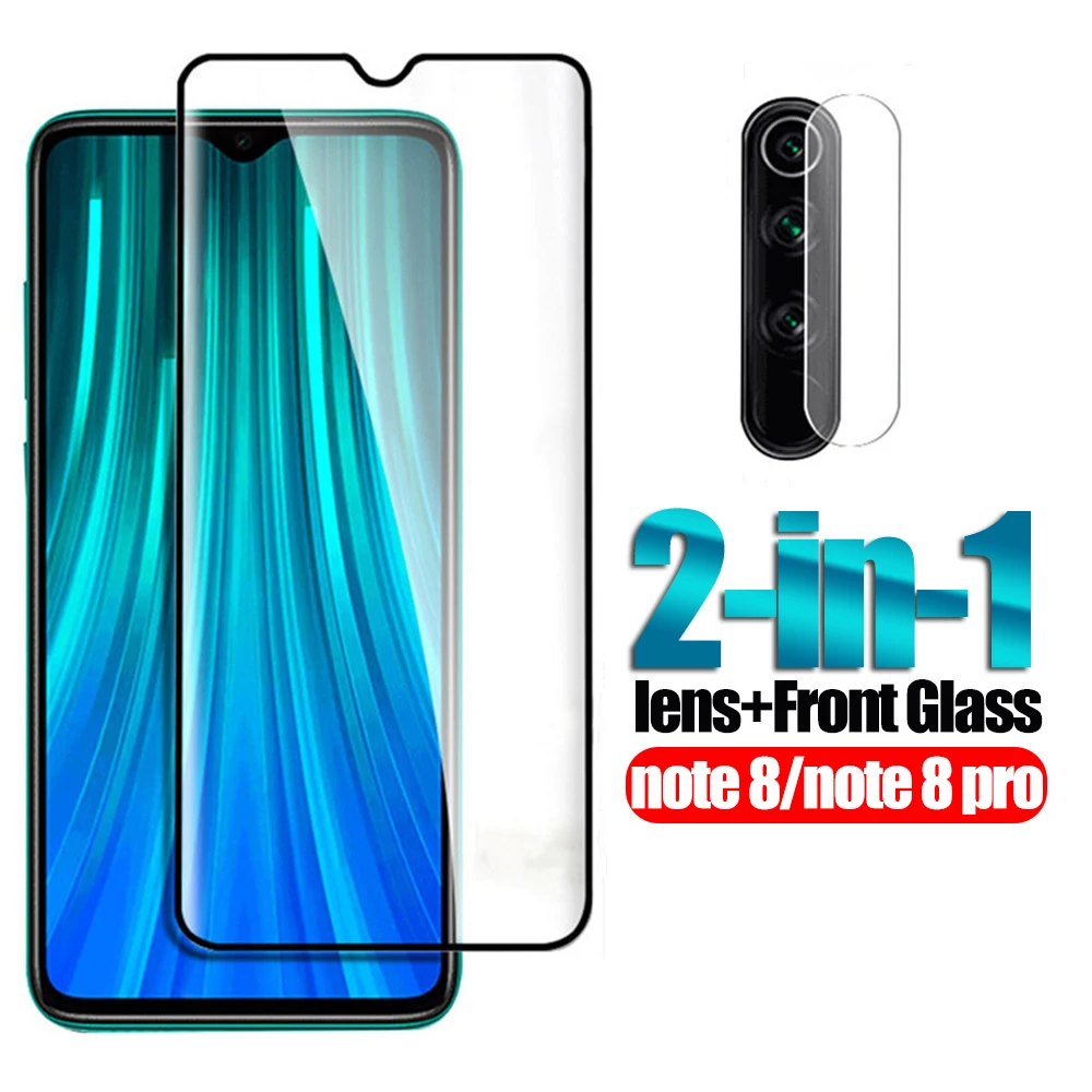 2-в-1 Защитное стекло для объектива камеры redmi note 8 pro xiaomi защитное note8 8pro защитная