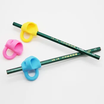 

3pcs Silicone Pencil Holder Grips Artifact Preschool Learning Writing Braces Children Beginners Pencil Posture Correction Tool