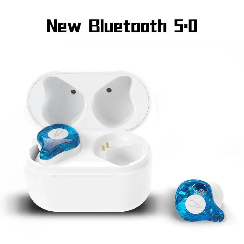 X12 профессиональные мини 3D стерео звук Bluetooth наушники V5.0 невидимые истинные Беспроводные водонепроницаемые спортивные наушники с зарядным ящиком - Цвет: X12Pro-Lce soul