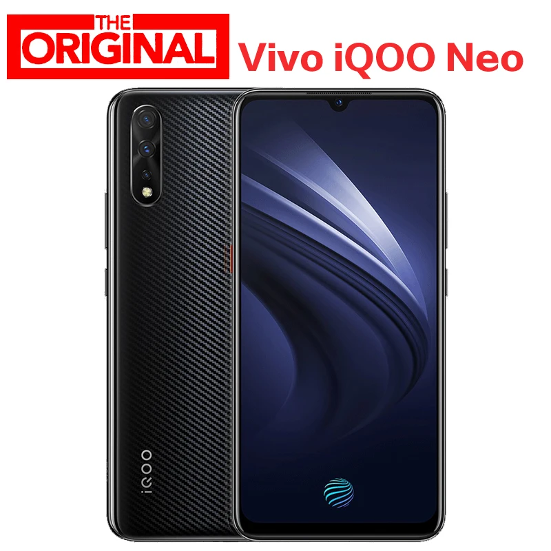 

Stock Original Vivo IQOO Neo Mobile Phone Snapdragon845 Octa Core celular 8G 128G 6.38" 4500mAh Smartphone 22.5W Flashing Charge