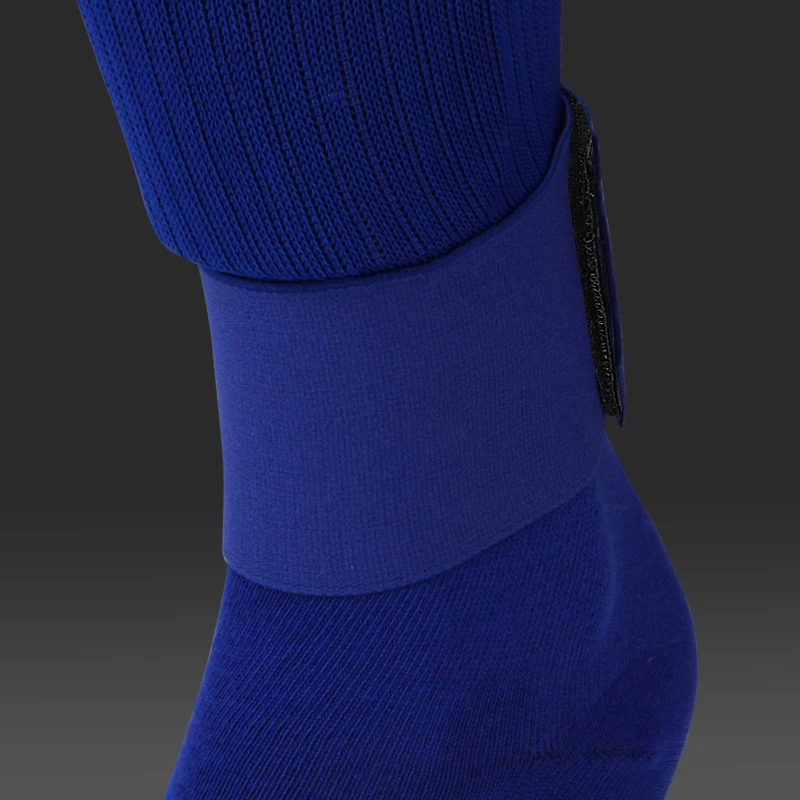Регулируемый 1 шт. голень защита фиксированной повязкой ленты Щитки на голени для футбола предотвратить падение эластичный спортивный бандаг - Цвет: blue