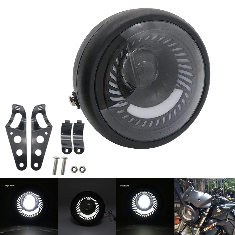 【専用】 Headlight ハーレーカフェレーサーのためのヘッドライトヘッド