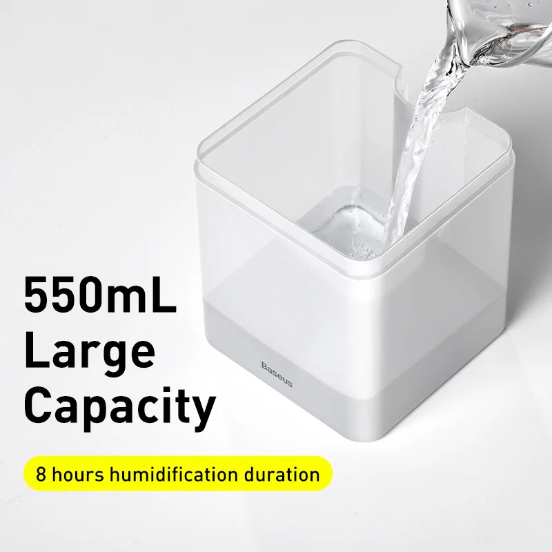 Baseus Air Spray Humidifier Aroma Diffuser Essential Oil Diffuser For Home Car Air Freshener Aromatherapy Mist Maker Night Light