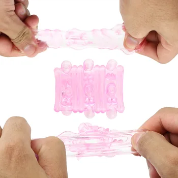 Large Size Cock Ring Penis Enlargement sleeve Sex Toys For Men Delay Ejaculation Foreskin Massage Penis Condom Intimate Goods 6