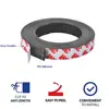 1 Meter Self Adhesive Flexible Soft Magnet Magnetic Strip Rubber Magnets Tape for Crafts Width 10mm 15mm 20mm 30mm ► Photo 2/6