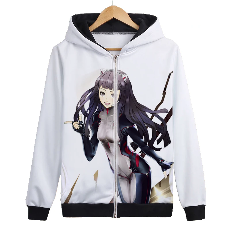 as the picture Аниме GuiltyCrown игра косплей костюм с капюшоном цифровая печать зима карнавал Хэллоуин школьная форма - Цвет: as the picture