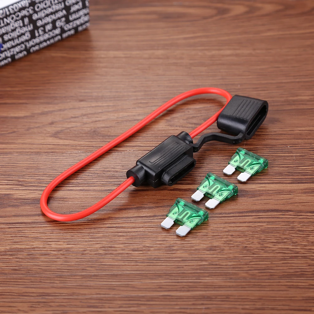 1Pcs Fuse Power Socket Auto Blade Inline Types Waterproof Fuse Holder