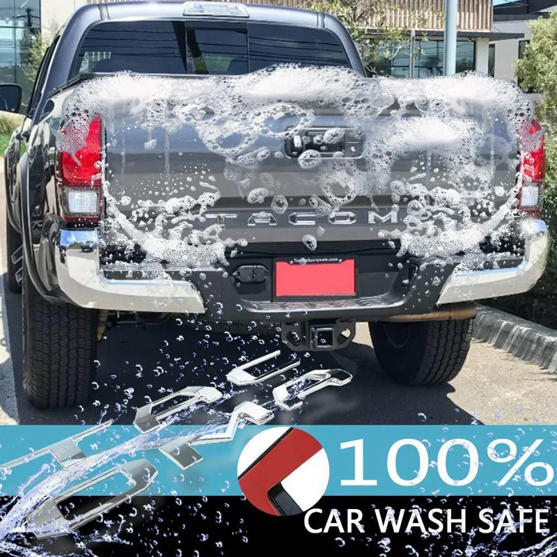 3D рельефная Эмблема для Toyota Tacoma- эмблема вставки(хром