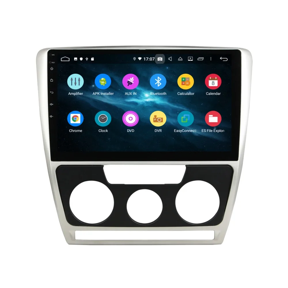 Android 9 4+ 64G DSP ips нет DVD плеер автомобиля gps навигация для Skoda Octiva 2007-2009 мультимедийная лента рекордер, радио