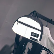 Хип-хоп парный рюкзак Hong Wave уличная модная Светоотражающая сумка для танцев в западном стиле INS