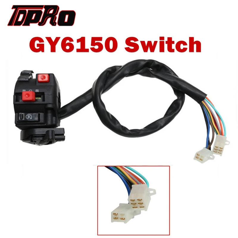 TDPRO 9 Pins 7/8 ''Руля Мотоцикла рога указатель поворота переключатель управления