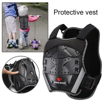 

Kids Dirt Bike Body Chest Spine Protector Large Area Protection Vest Protective For Motocross Skiing Snowboarding