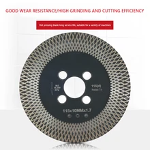 Lâmina de serra circular 115mm diamante circular viu lâminas corte granito pedra porcelana telha cerâmica viu disco fino lâminas serra ferramentas