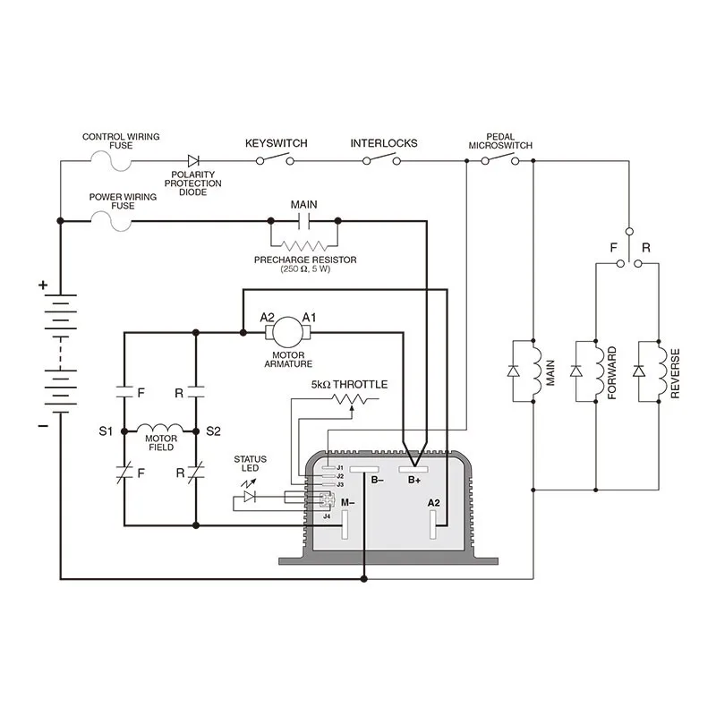 60V 72V 1205M 6B403 PMC 400A DC Series контроллер двигателя 6401 6B401 для Curtis запасные части|controller