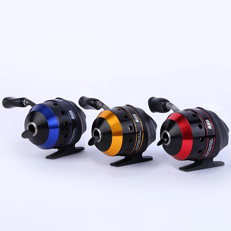 

Metal Slingshot Spinning Reel Saltwater Spincast Reel Round Bait Spinning Fishing Reel General Coil Outdoor Hunting