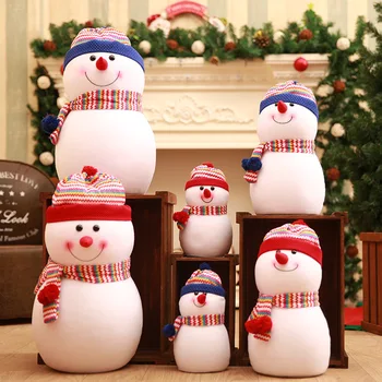 

Christmas Snowman Doll Large, Medium and Small Number Foam Snowman Home Christmas Tree Decoration Gift Window Decoration