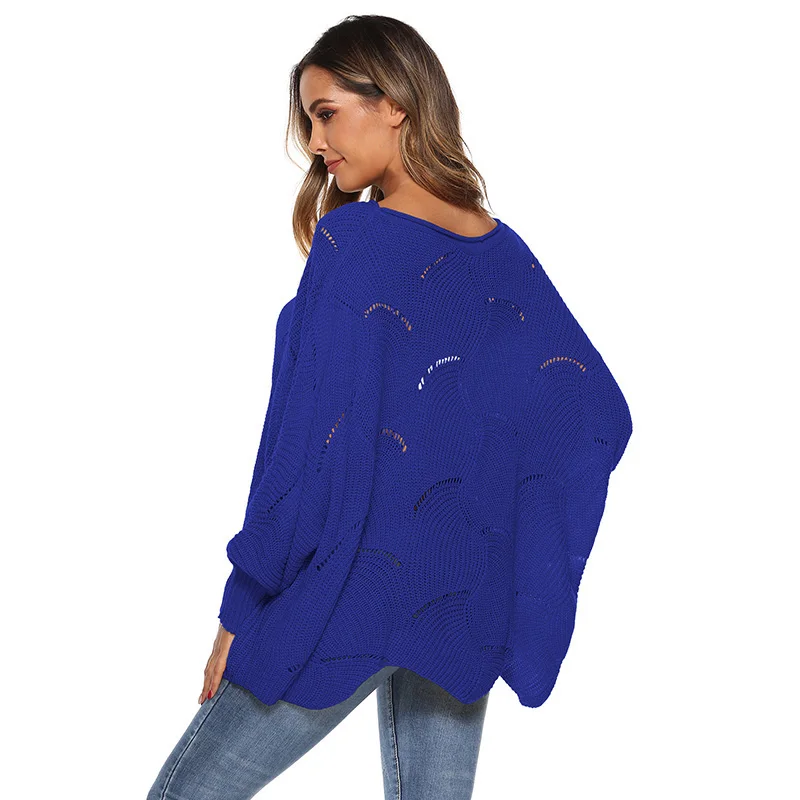 Women New Kintted Sweater Loose Autumn Winter Warm Sweater Irregular Tops O-neck Long Sleeve Sweaters Women New Kintted Sweater Loose Autumn Winter Warm Sweater Irregular Tops O-neck Long Sleeve Sweaters