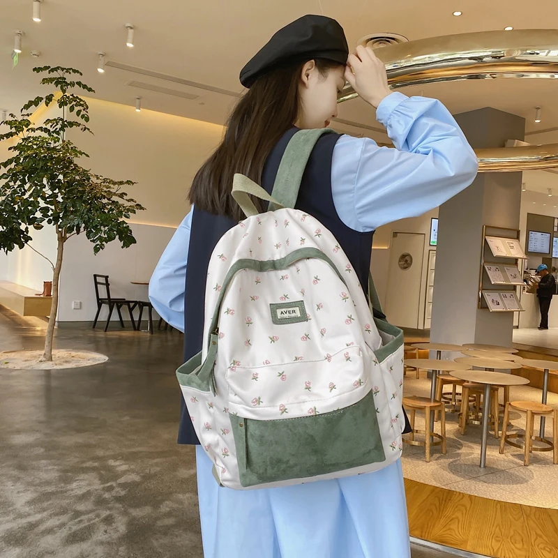 Kawaii Nylon Floral Harajuku Backpack - Limited Edition