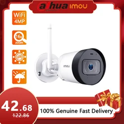 Dahua imou bala lite 4mp à prova dwifi água câmera wi fi embutido microfone câmera de vídeo de visão noturna monitor do bebê com câmera