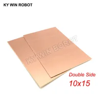 1 pcs FR4 PCB 10*15cm Double Side Copper Clad plate DIY PCB Kit Laminate Circuit Board 10x15cm 100x150x1.6mm