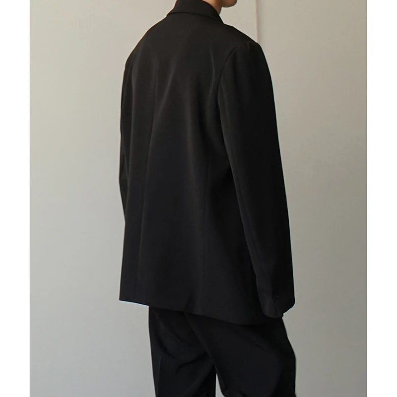 S~ 7XL! Настраиваемая новая мужская одежда двубортный костюм силуэт пижамы воротник свободный простой блейзер