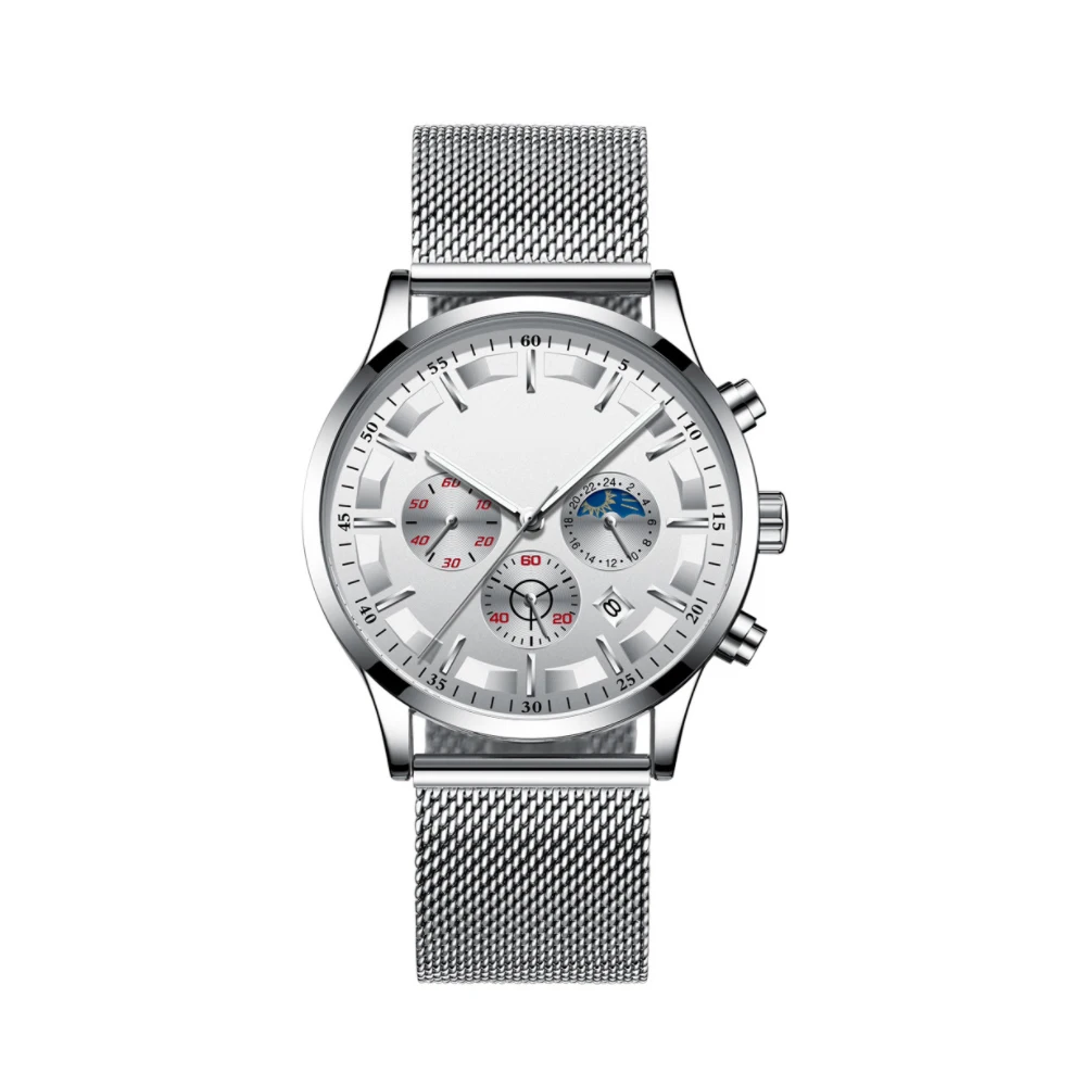 Новые часы мужские LIGE модные спортивные кварцевые часы мужские s часы Топ бренд класса люкс Бизнес водонепроницаемые часы Relogio Masculino - Цвет: Sliver