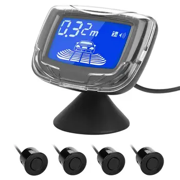 

4 Sensors Monitor Portable Car Reverse Radar Auto Reverse Radar Parking Sensor Distance Display