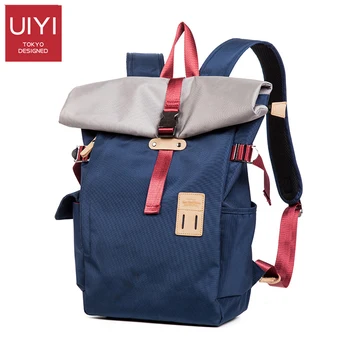 

UIYI Korean canvas men's backpack large capacity school bag Casual travel backpacks laptop bag mochilas waterproof men's bag