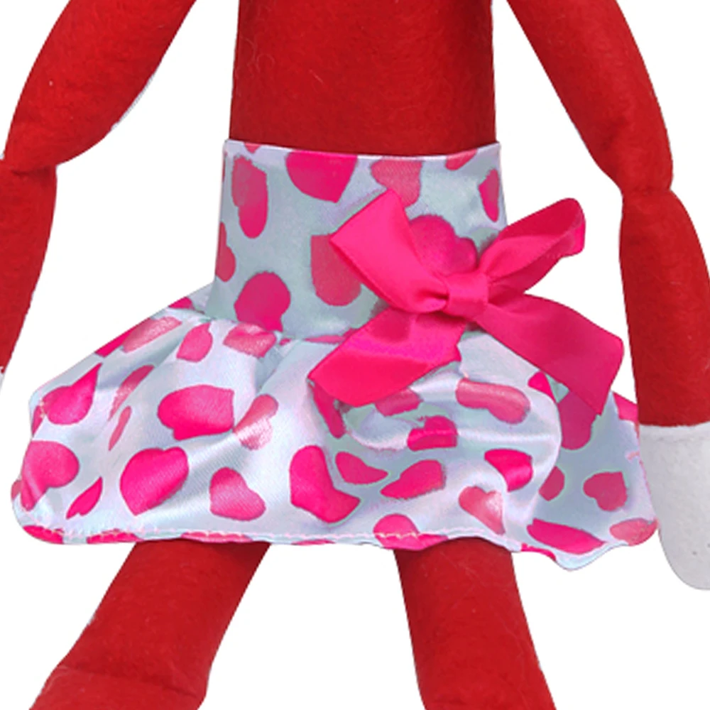 Christmas Elf Doll Fairy Red Clothes Bow Skirt Dress Toys For Children Accessories Christmas Gift Elves(No Doll)m29 Christmas Elf Doll Fairy Red Clothes Bow Skirt Dress Toys For Children Accessories Christmas Gift Elves(No Doll)m29