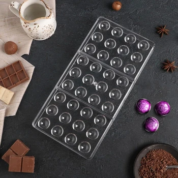 

Form for chocolate "Hemisphere", 28 × 14 cm, 36 cells