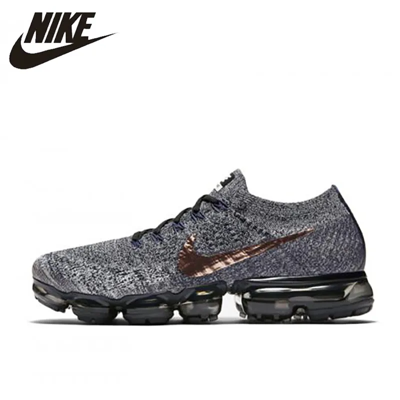 

Nike Men's Air VaporMax Flyknit Running Shoes Authentic For Men Outdoor Sports Sneakers Shoes 849558 010