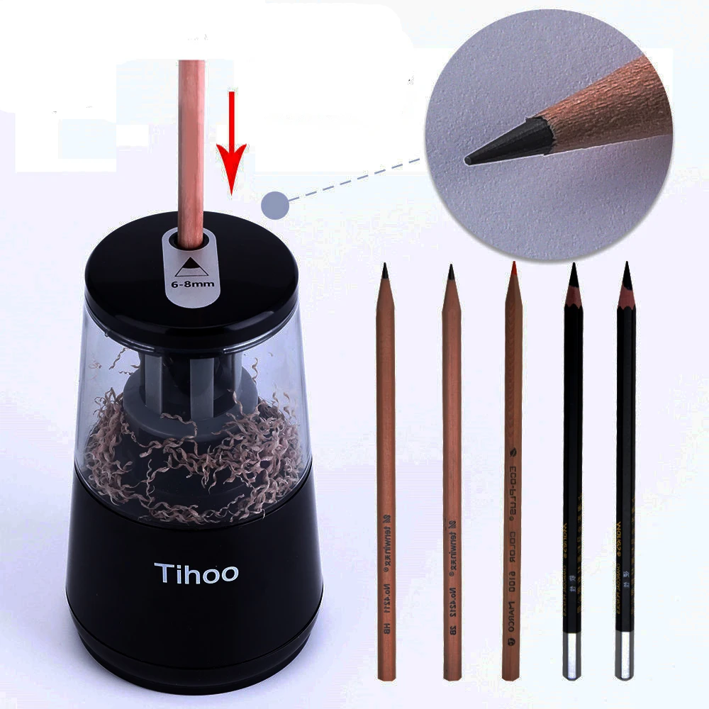

TENWIN Dual Power Multifunction Automatic Electronic Electric Pencil Sharpener Mechanical Usb For Kids Material Escolar