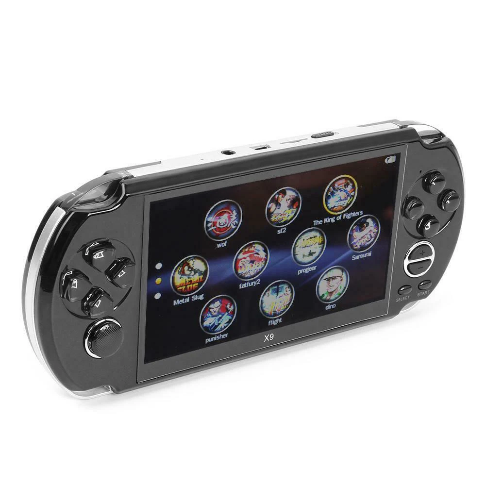 Music Player Rechargeable Video 5.1 Inch LCD Display Kids Game Console Movies Camera Handheld Gift