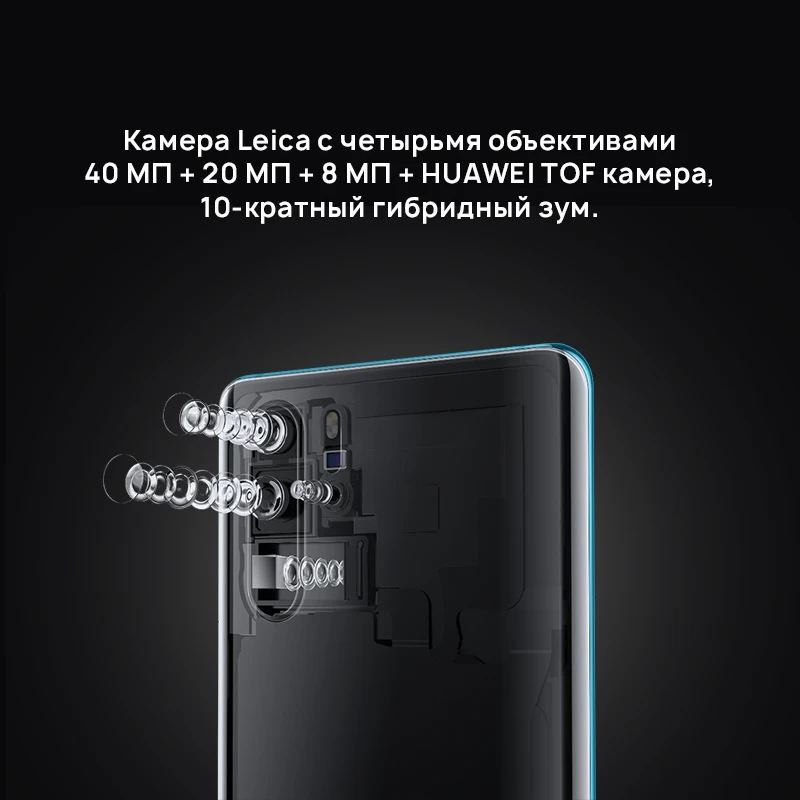Смартфон HUAWEI P30 PRO.8+256 GB .Камера Leica 40 МП.Kirin 980 [Ростест Доставка от 2 дней