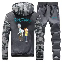^^Best Offers Rick and Morty Mens Thick Hoodies Sweatshirt Funny Anime Print Jacket+Pant 2PCS Sets Men Winter Fleece Warm Suit Men Streetwear ^^Best Offers Rick and Morty Mens Thick Hoodies Sweatshirt Funny Anime Print Jacket+Pant 2PCS Sets Men Winter Fleece Warm Suit Men Streetwear