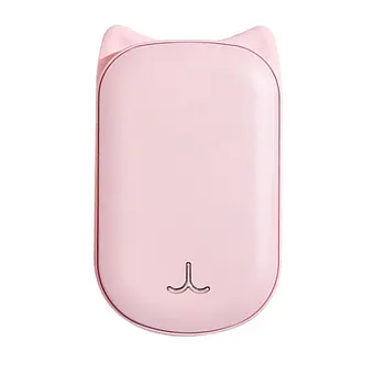 

Cute USB Rechargeable Hand Warmer and 3600Mah Power Bank 5V Mini Portable Travel Handy Long-Life Pocket Hand Warmer