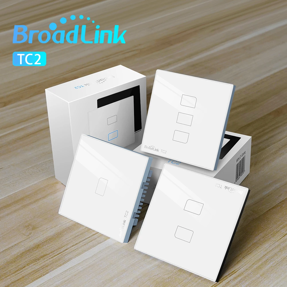 Высветильник ель Broadlink TC2 настенный сенсорный с поддержкой Wi Fi 2/3 клавиш|Модули