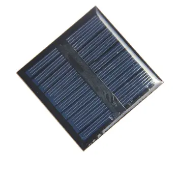 

Polycrystalline 0.45W 5V Small Solar Cell Module Epoxy DIY Solar Panel Charger System For 3.7V Battery 60x60MM 1pcs